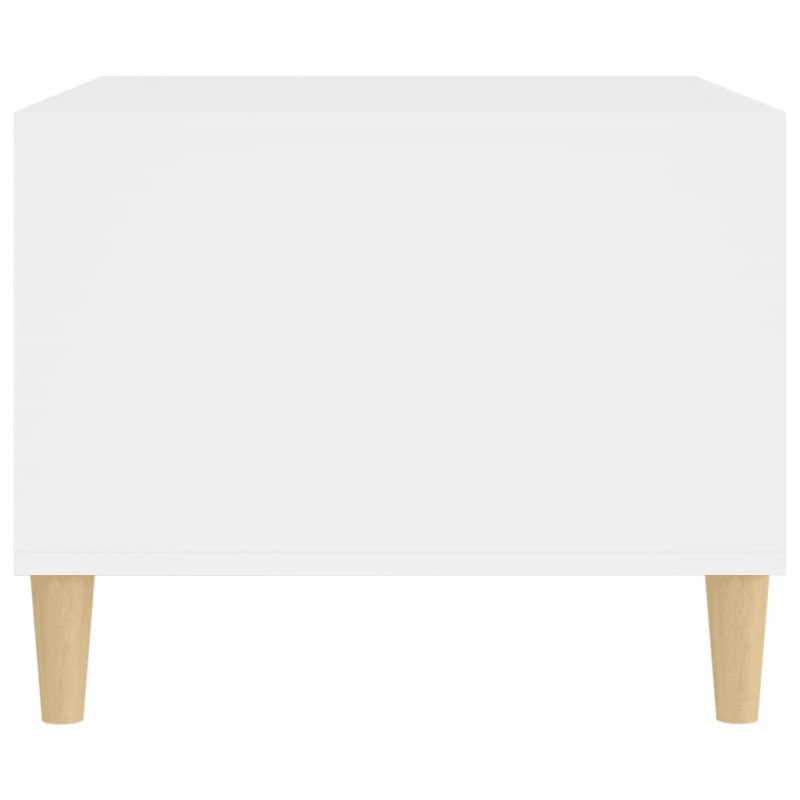 vidaXL Konferenčný stolík biely 60x50x40 cm spracované drevo