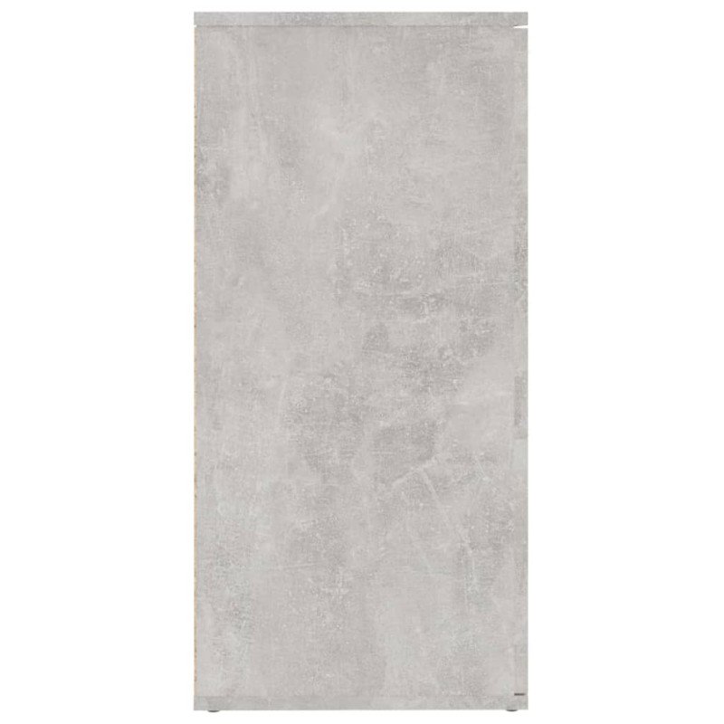 vidaXL Komoda betónová sivá 160x36x75 cm drevotrieska