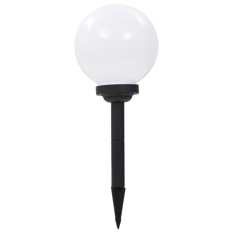 vidaXL Vonkajšie solárne lampy 3 ks 20 cm LED guľové RGB