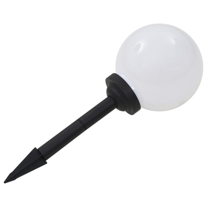 vidaXL Vonkajšie solárne lampy 3 ks 20 cm LED guľové RGB