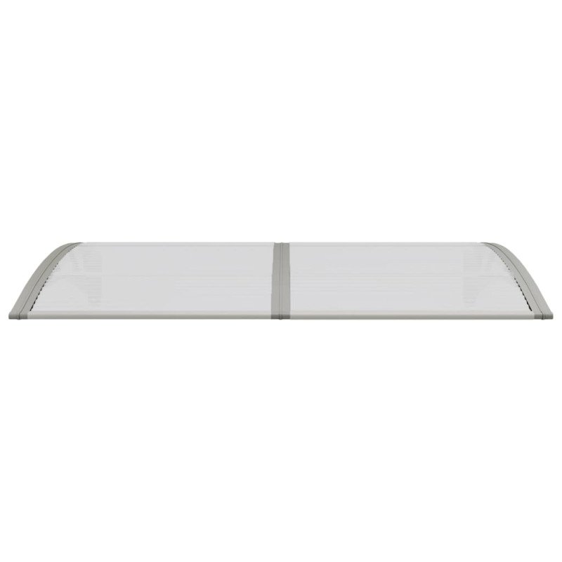 vidaXL Vchodová strieška sivá 150x80 cm polykarbonát