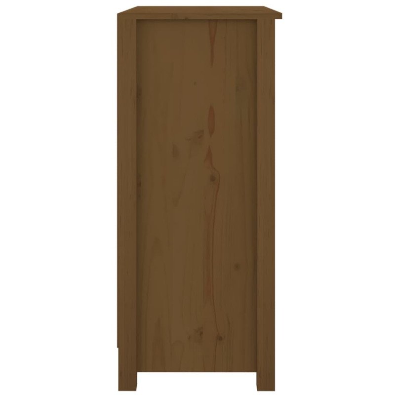vidaXL Komoda medovo-hnedá 70x35x80 cm masívne borovicové drevo