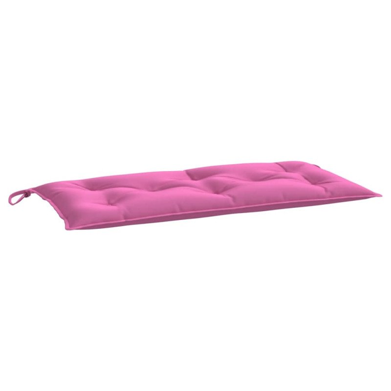 vidaXL Podložky na záhradnú lavičku 2 ks čierne 100x50x7 cm látka