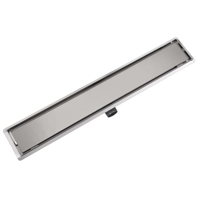 vidaXL Rovný sprchový odtok, 830x140 mm, nerezová oceľ