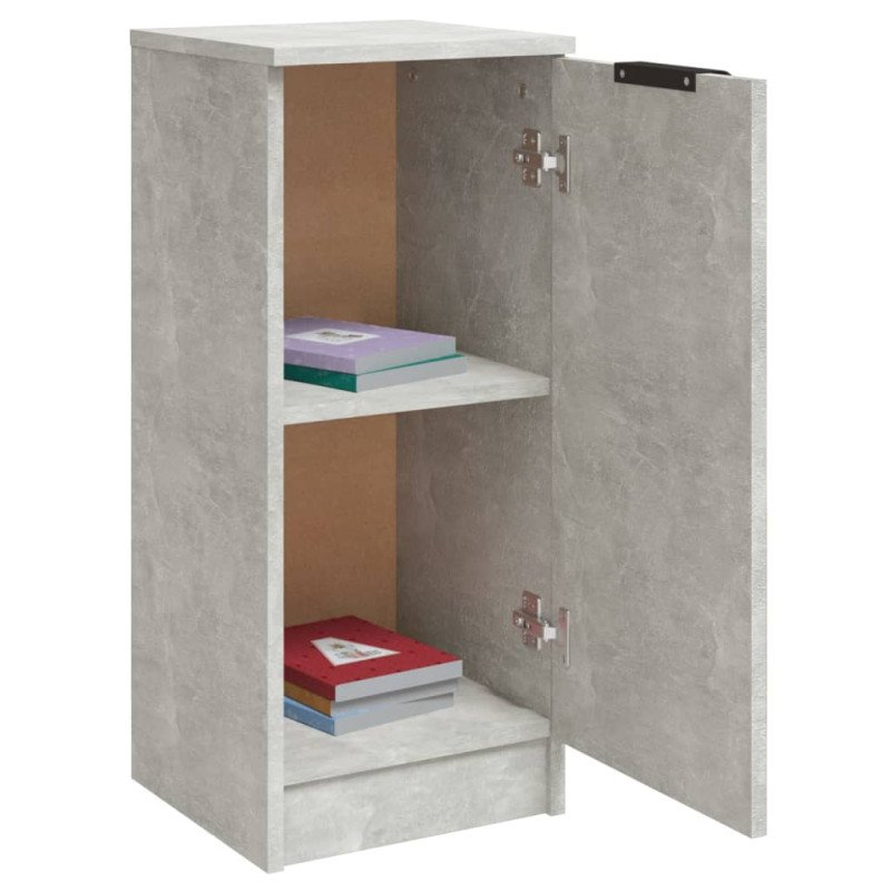 vidaXL Komody 2 ks betónovo sivé 30x30x70 cm spracované drevo