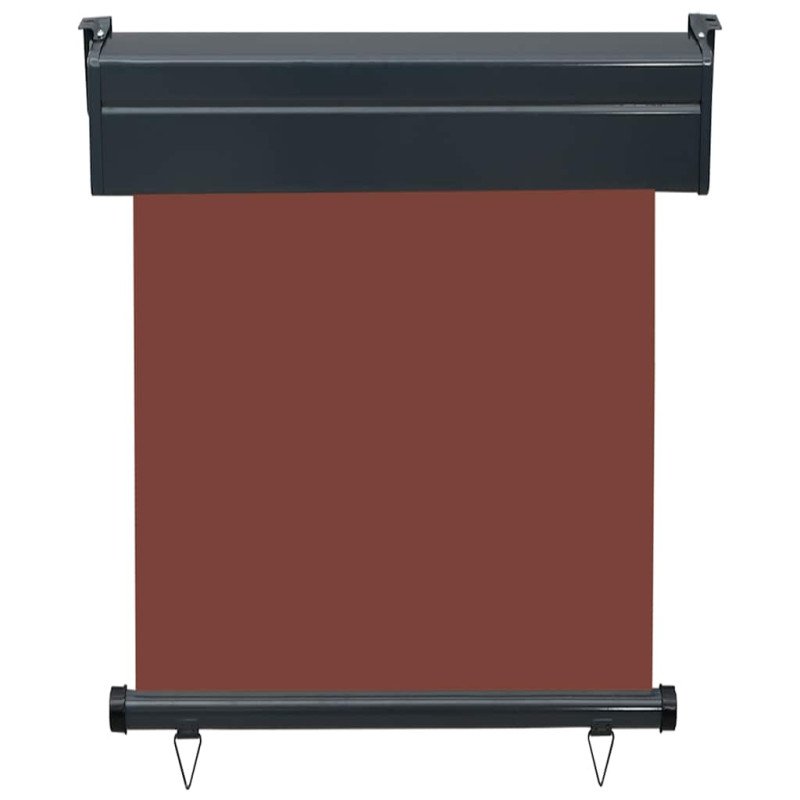 vidaXL Bočná markíza na balkón 60x250 cm, hnedá
