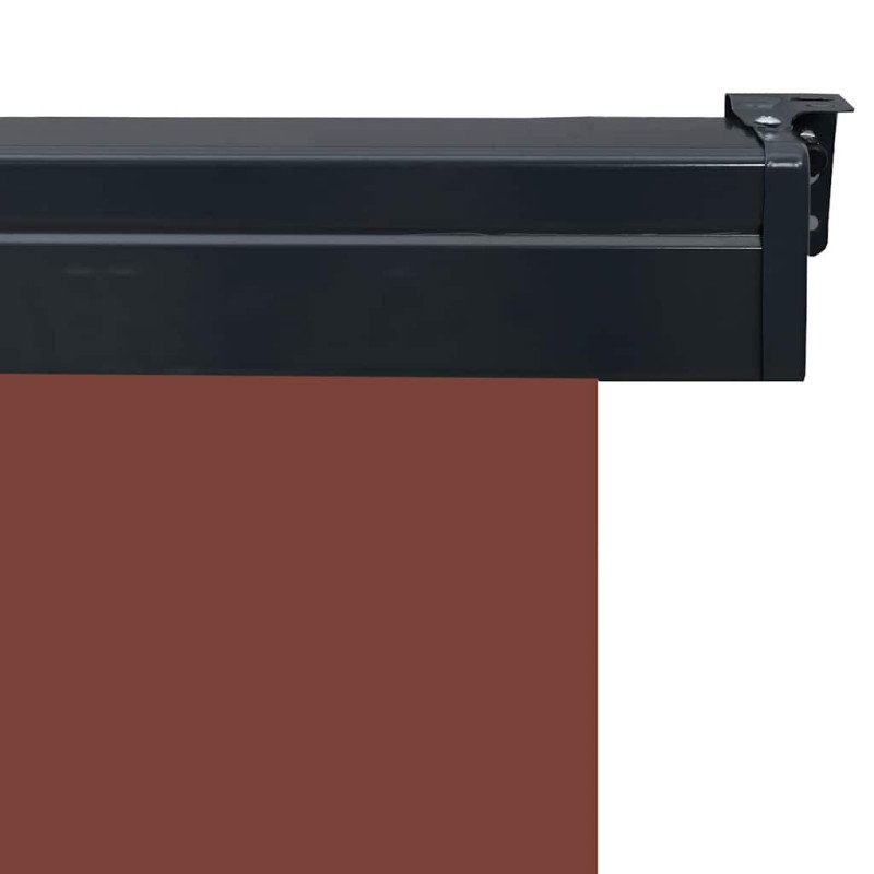 vidaXL Bočná markíza na balkón 60x250 cm, hnedá