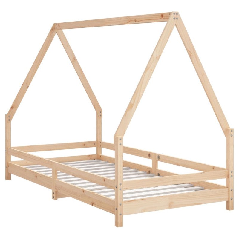vidaXL Rám detskej postele 90x190 cm masívna borovica
