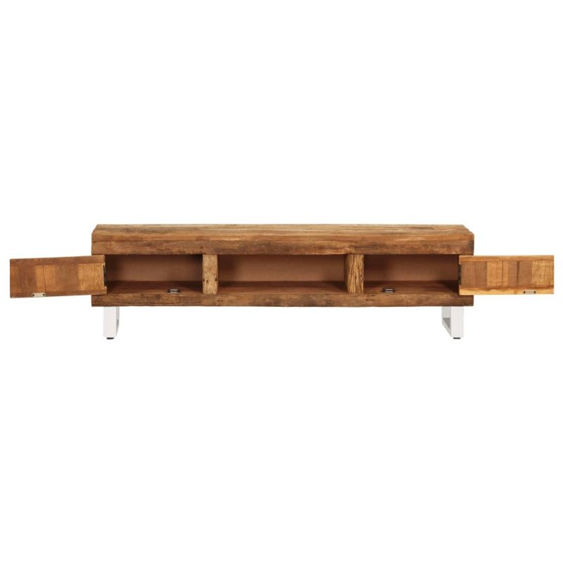 vidaXL TV stolík, recyklovaný masív 140x30x40 cm