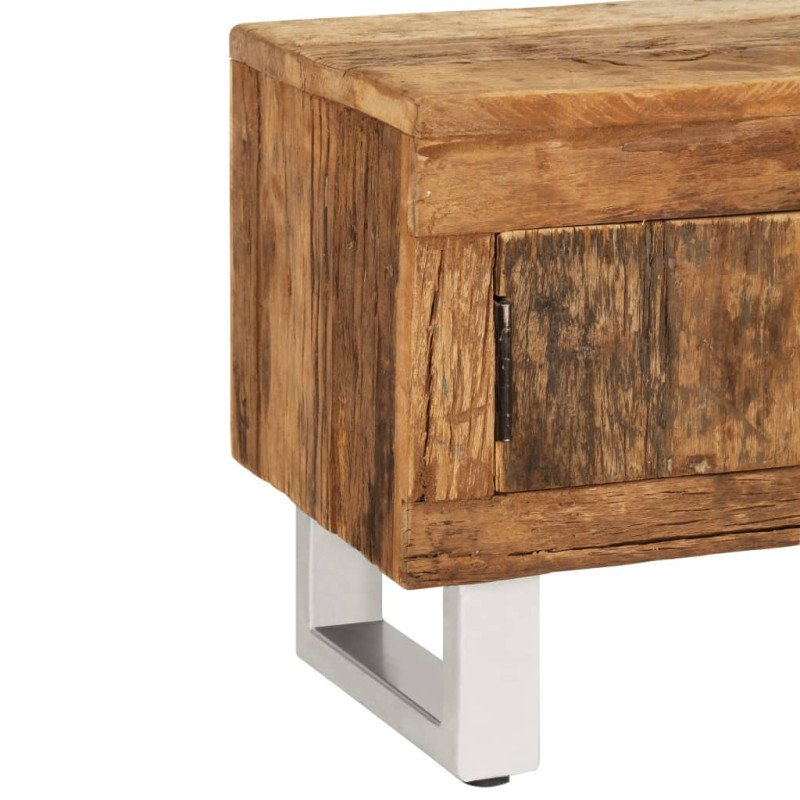 vidaXL TV stolík, recyklovaný masív 140x30x40 cm