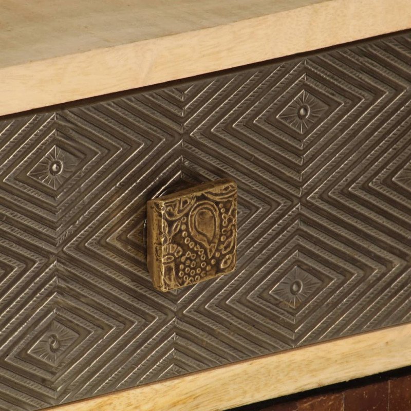 vidaXL TV skrinka 120x30x40 cm masívne mangovníkové drevo