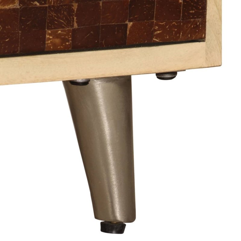 vidaXL TV skrinka 120x30x40 cm masívne mangovníkové drevo