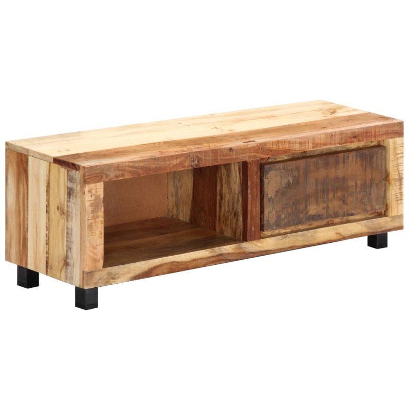 vidaXL TV skrinka 100x30x33 cm, recyklovaný masív