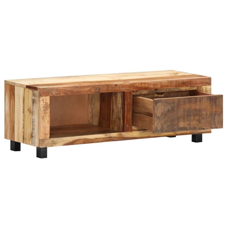 vidaXL TV skrinka 100x30x33 cm, recyklovaný masív