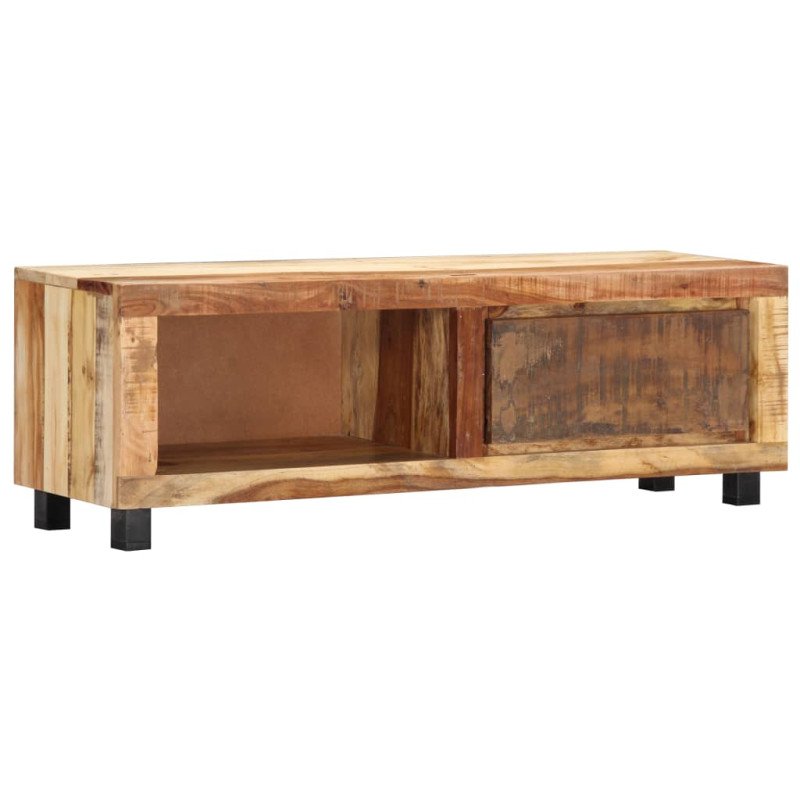 vidaXL TV skrinka 100x30x33 cm, recyklovaný masív
