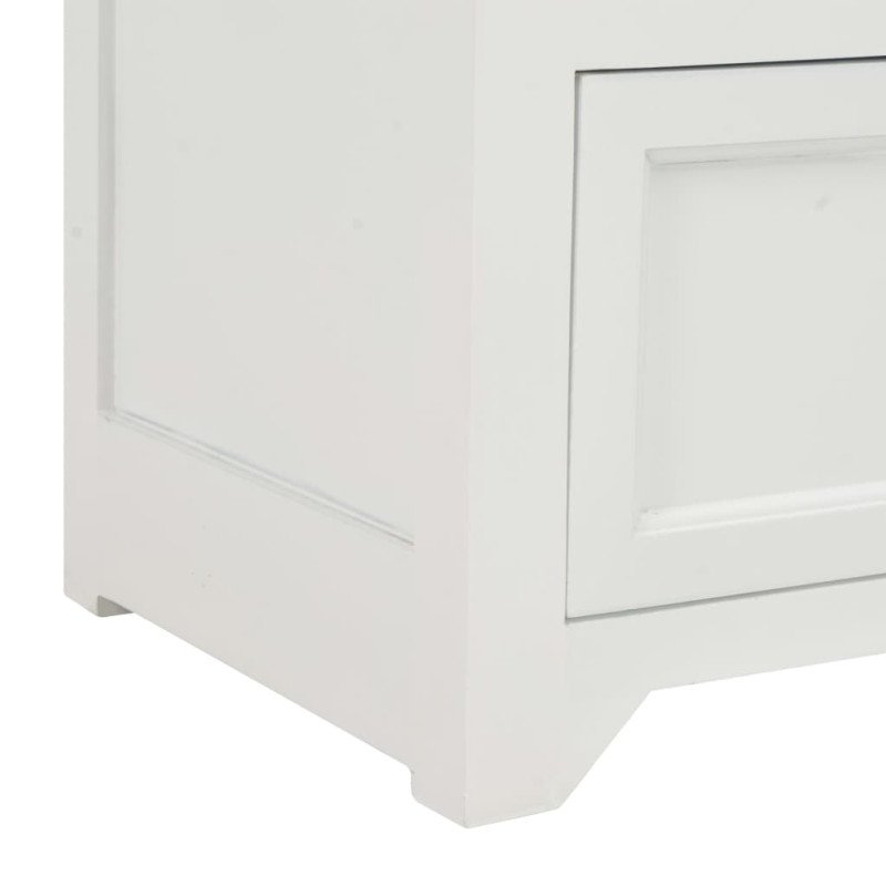 vidaXL TV skrinka, biela 120x30x40 cm, drevo