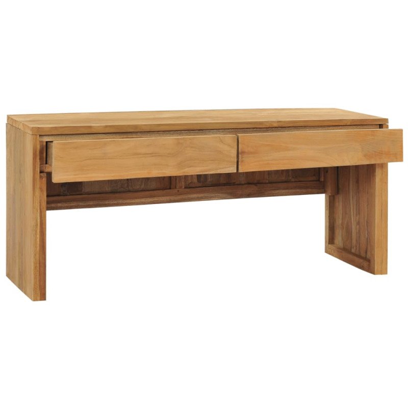 vidaXL TV skrinka 100x35x45 cm masívne tíkové drevo