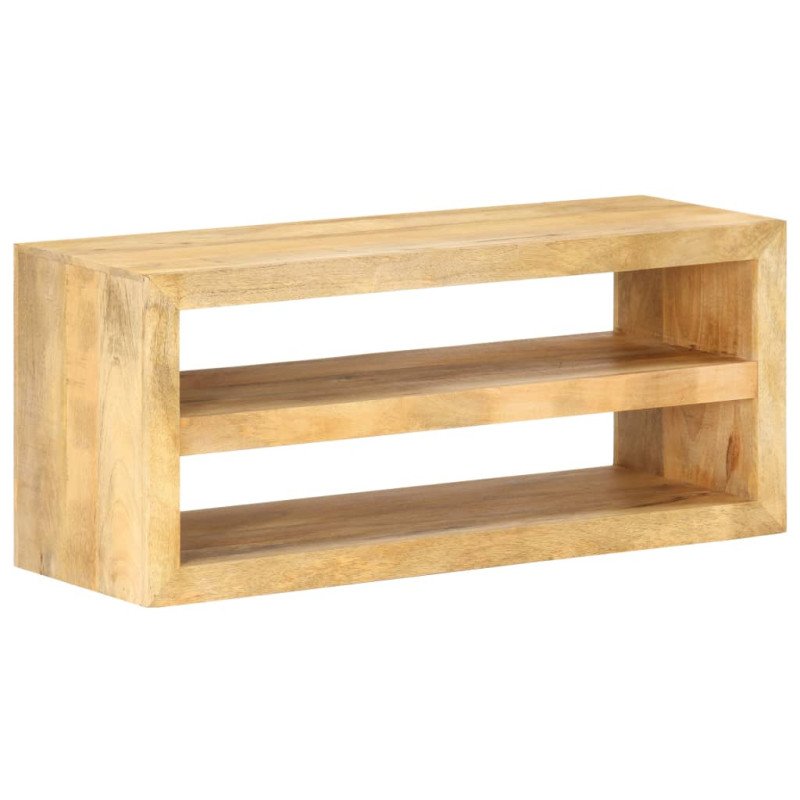 vidaXL TV skrinka 107x35x45 cm mangový masív