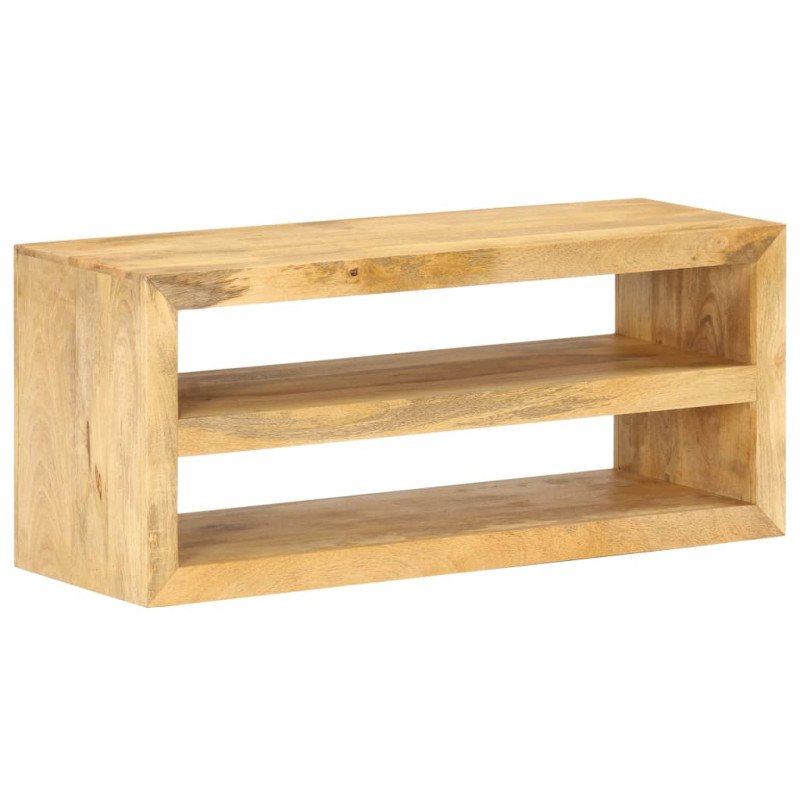 vidaXL TV skrinka 107x35x45 cm mangový masív