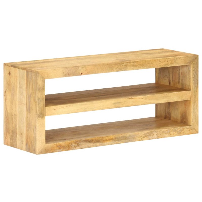 vidaXL TV skrinka 107x35x45 cm mangový masív