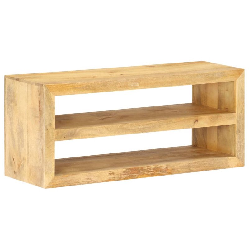 vidaXL TV skrinka 107x35x45 cm mangový masív