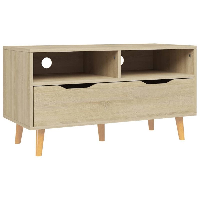 vidaXL TV skrinka, dub sonoma 90x40x48,5 cm, kompozitné drevo