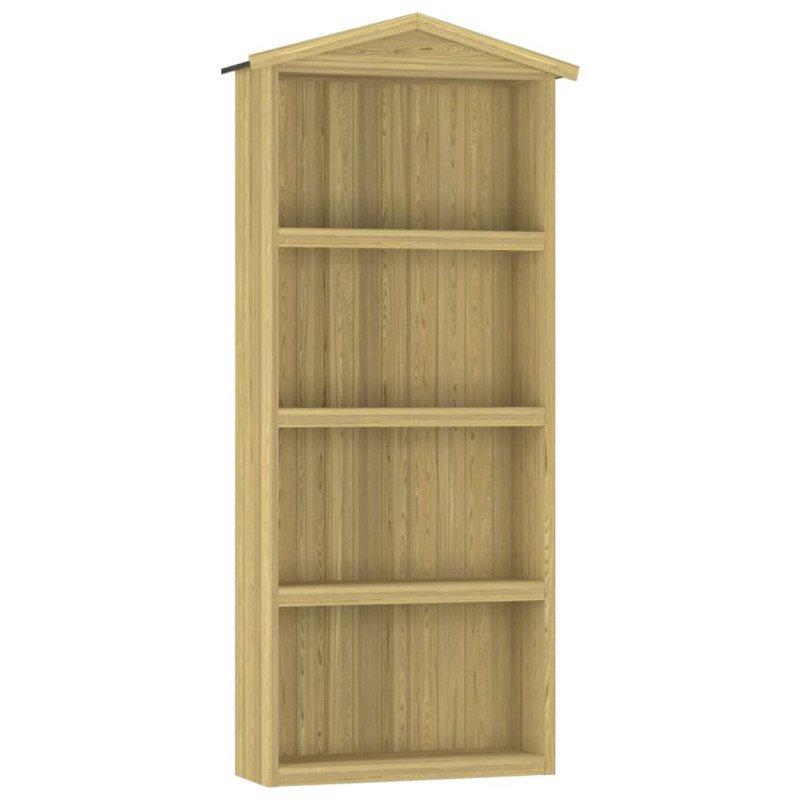 vidaXL Záhradná kôlňa na náradie 87x33x222 cm impregnovaná borovica