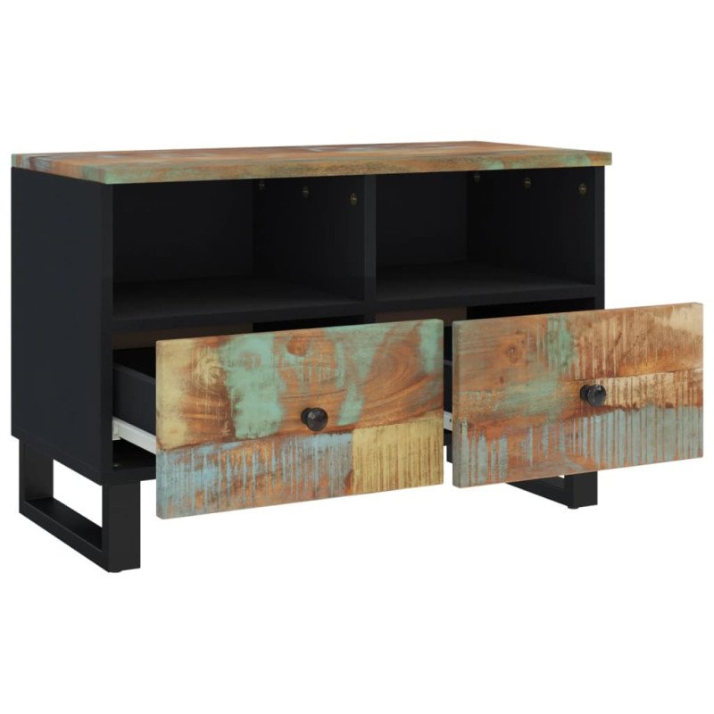 vidaXL TV skrinka 70x33x46 cm recyklovaný masív