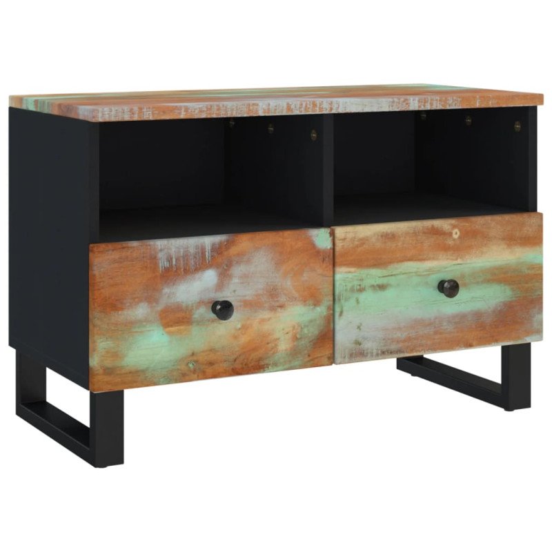 vidaXL TV skrinka 70x33x46 cm recyklovaný masív
