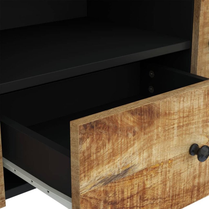 vidaXL TV skrinka 105x33,5x46 cm masívny mangovník a spracované drevo