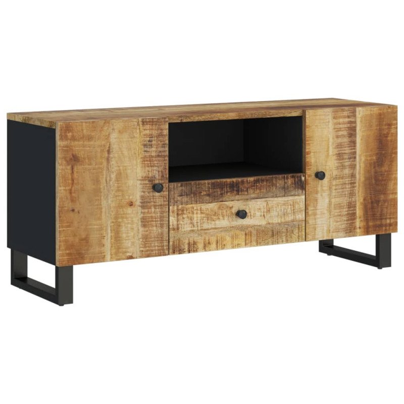 vidaXL TV skrinka 105x33,5x46 cm masívny mangovník a spracované drevo