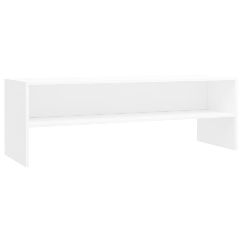 vidaXL TV skrinka biela 120x40x40 cm drevotrieska 