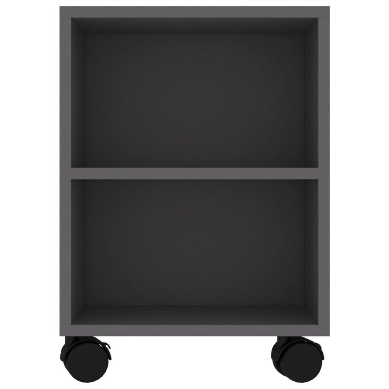 vidaXL TV skrinka sivá 120x35x48 cm spracované drevo