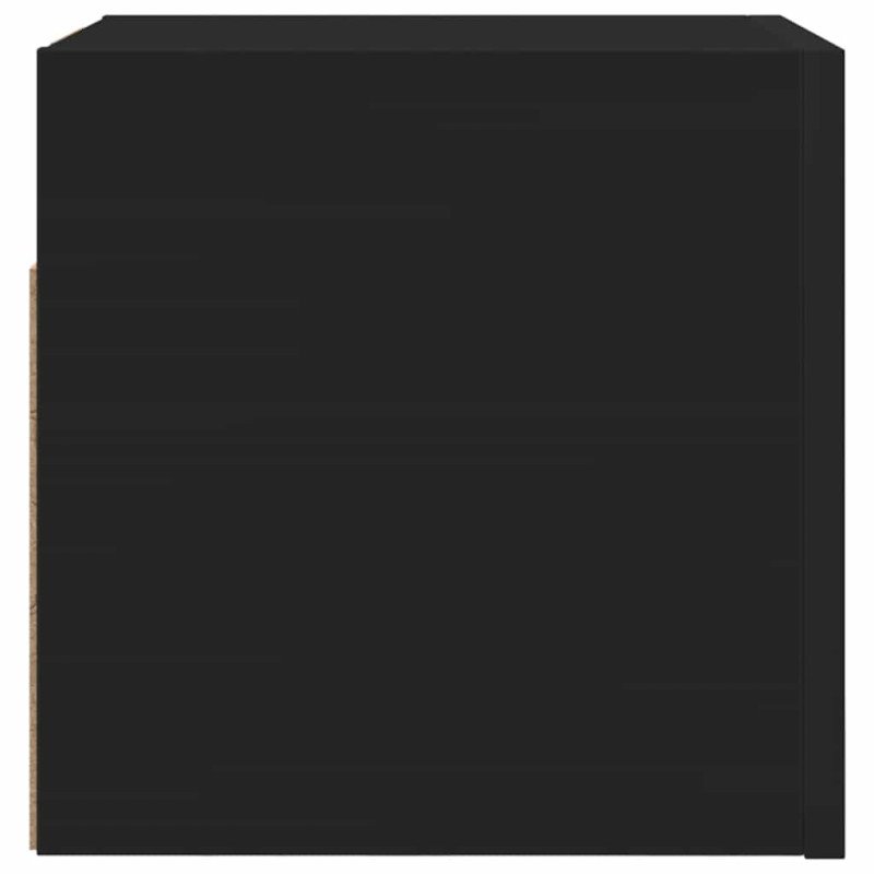 vidaXL Nástenné TV skrinky 4 ks čierne 30,5x30x30 cm