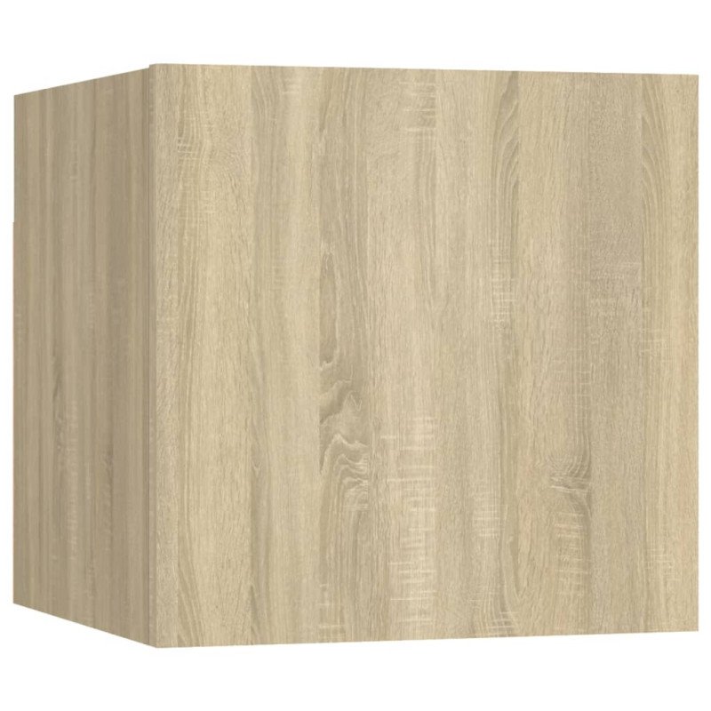 vidaXL Nástenná TV skrinka dub sonoma 30,5x30x30 cm