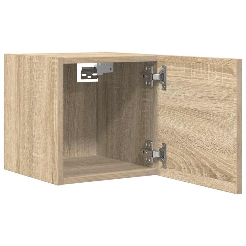 vidaXL Nástenná TV skrinka dub sonoma 30,5x30x30 cm