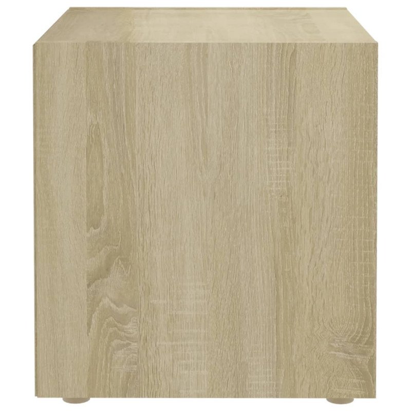 vidaXL TV skrinka farba duba sonoma 37x35x37 cm drevotrieska