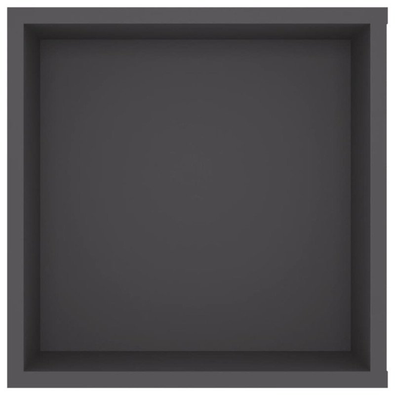 vidaXL Nástenná TV skrinka, sivá 102x35x35 cm, kompozitné drevo