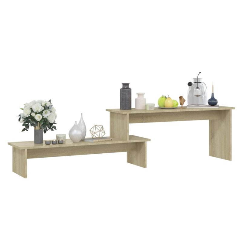 vidaXL TV skrinka dub sonoma 180x30x43 cm drevotrieska