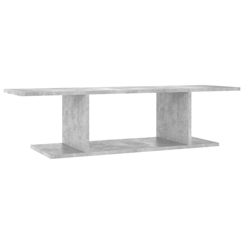 vidaXL Nástenná TV skrinka betónovo sivá 103x30x26,5 cm