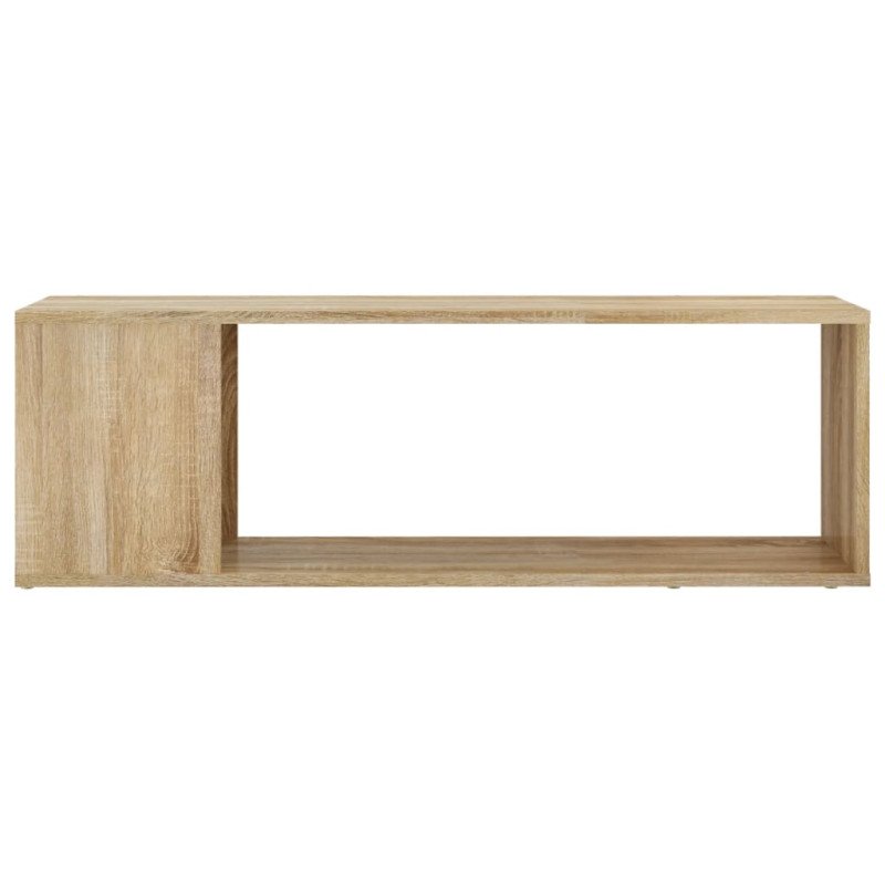 vidaXL TV skrinka sonoma dub 100x24x32cm drevotrieska
