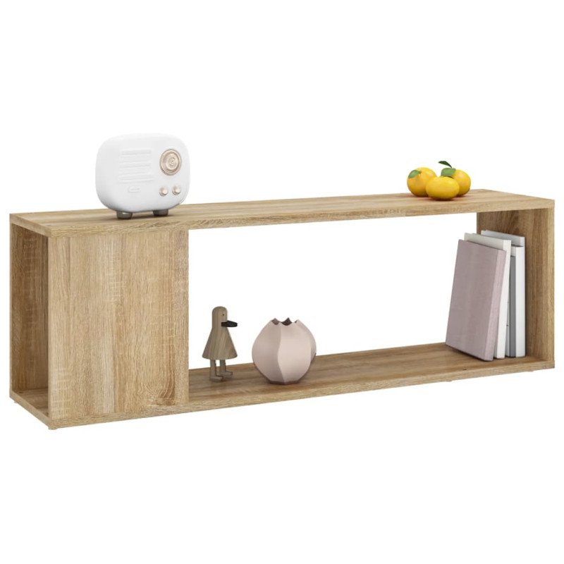 vidaXL TV skrinka sonoma dub 100x24x32cm drevotrieska