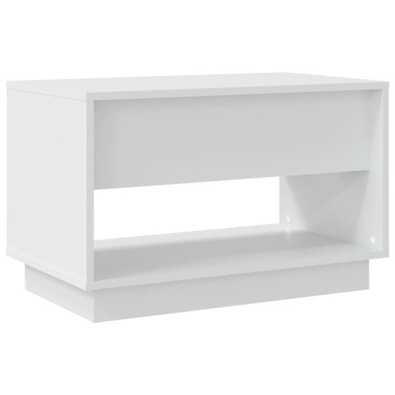 vidaXL TV skrinka biela 70x41x44 cm drevotrieska