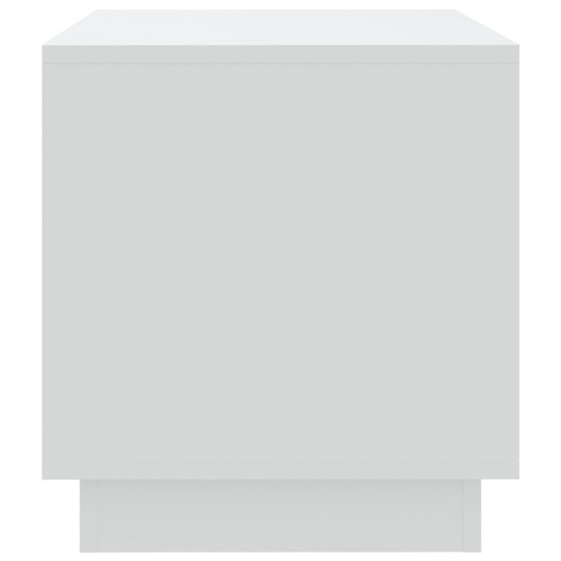 vidaXL TV skrinka biela 70x41x44 cm drevotrieska