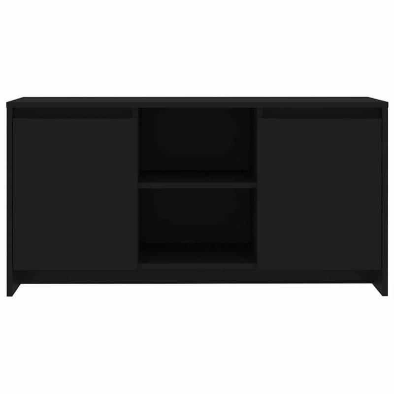 vidaXL TV skrinka čierna 102x37,5x52,5 cm drevotrieska