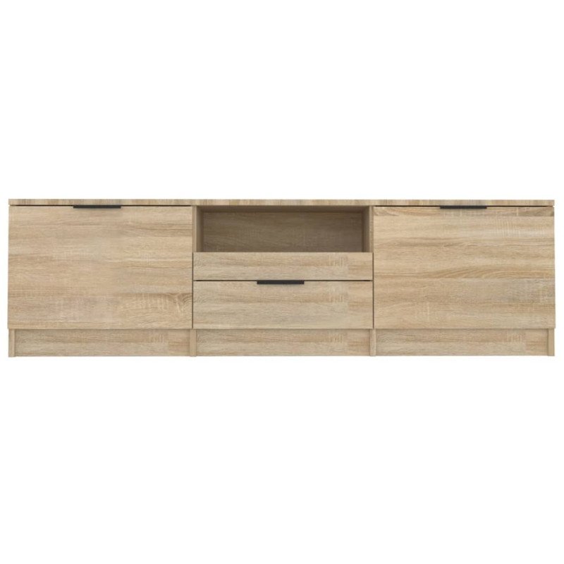 vidaXL TV stolík dub sonoma 140x35x40 cm spracované drevo