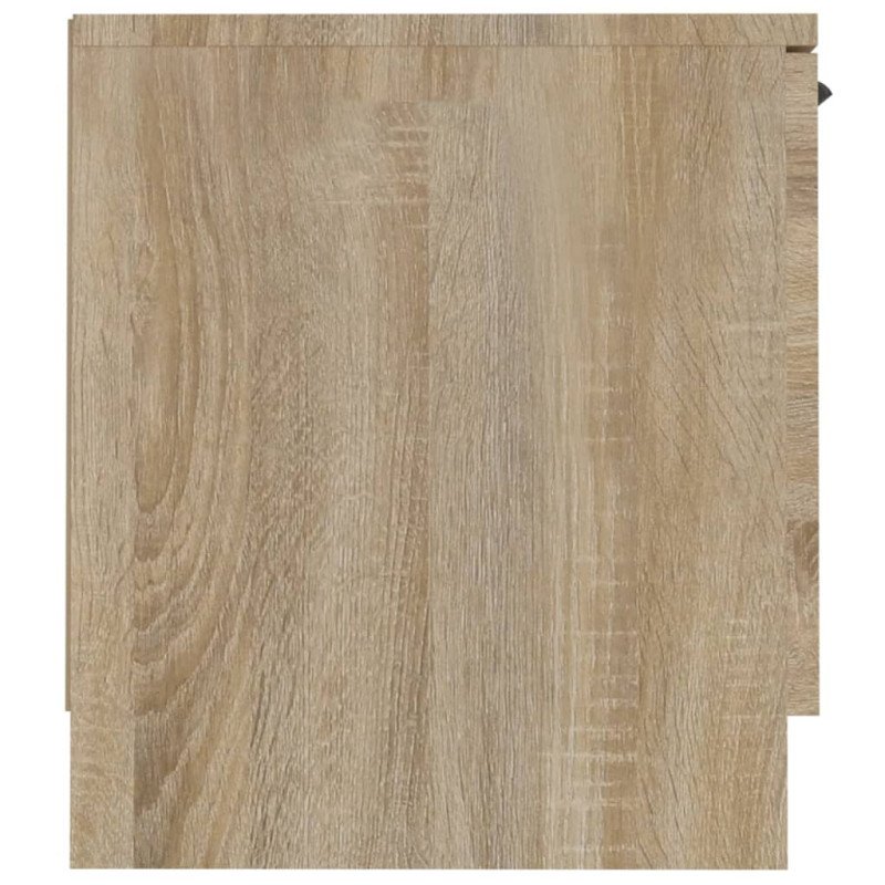vidaXL TV stolík dub sonoma 140x35x40 cm spracované drevo
