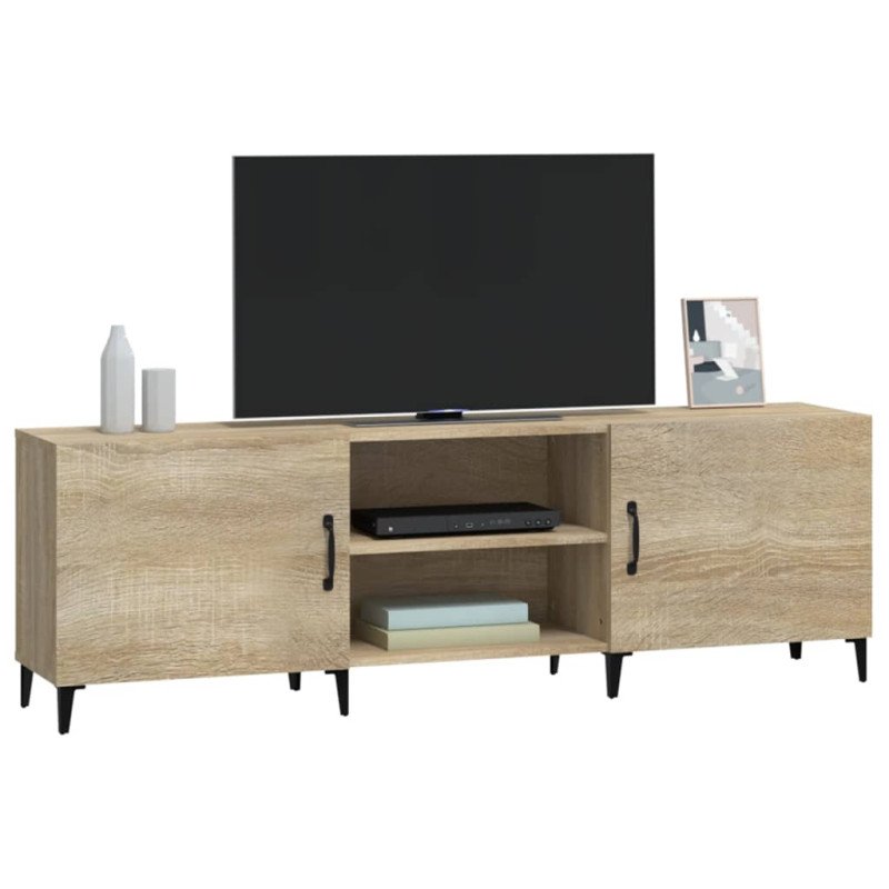 vidaXL TV skrinka, dub sonoma 150x30x50 cm, kompozitné drevo