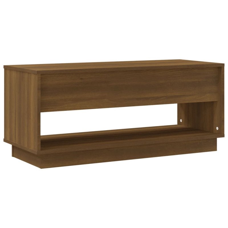 vidaXL TV skrinka hnedý dub 102x41x44 cm drevotrieska