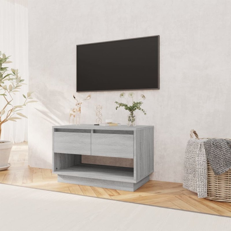 vidaXL TV skrinka sivý dub sonoma 70x41x44 cm drevotrieska